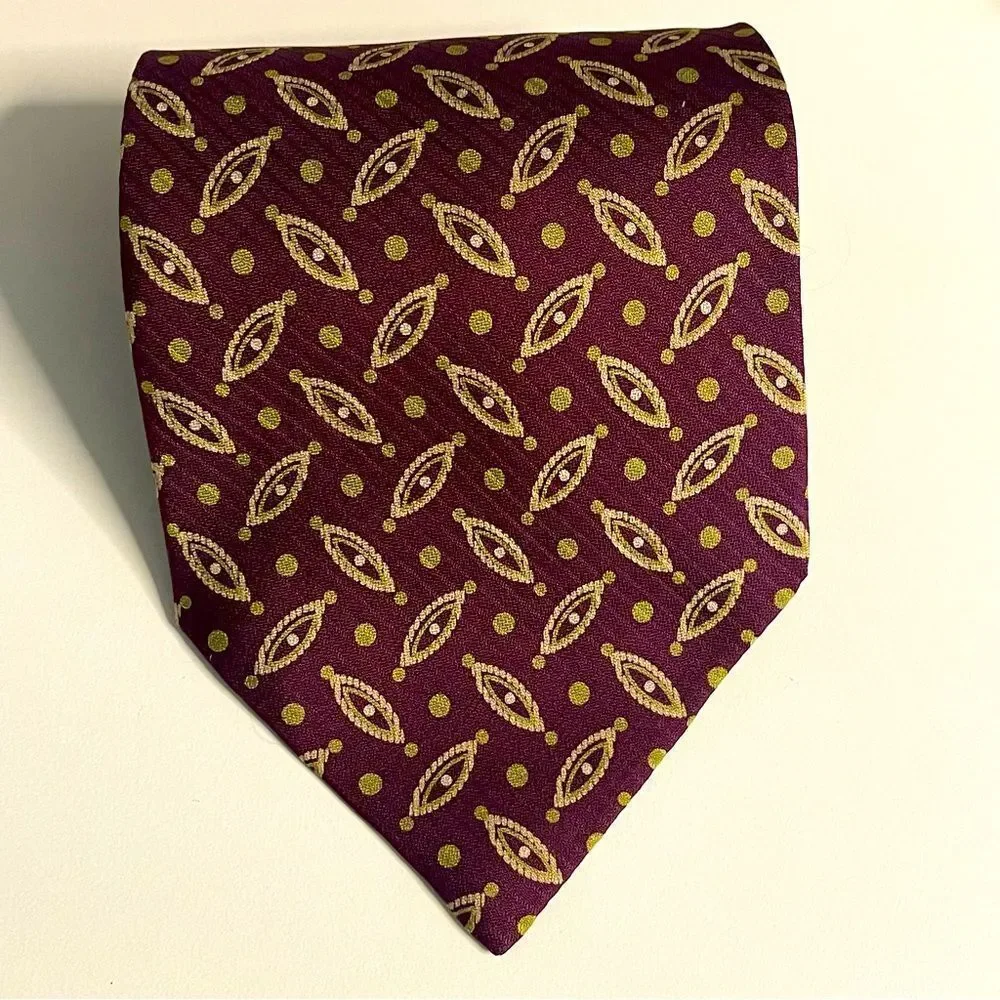 Giorgio Armani maroon gold